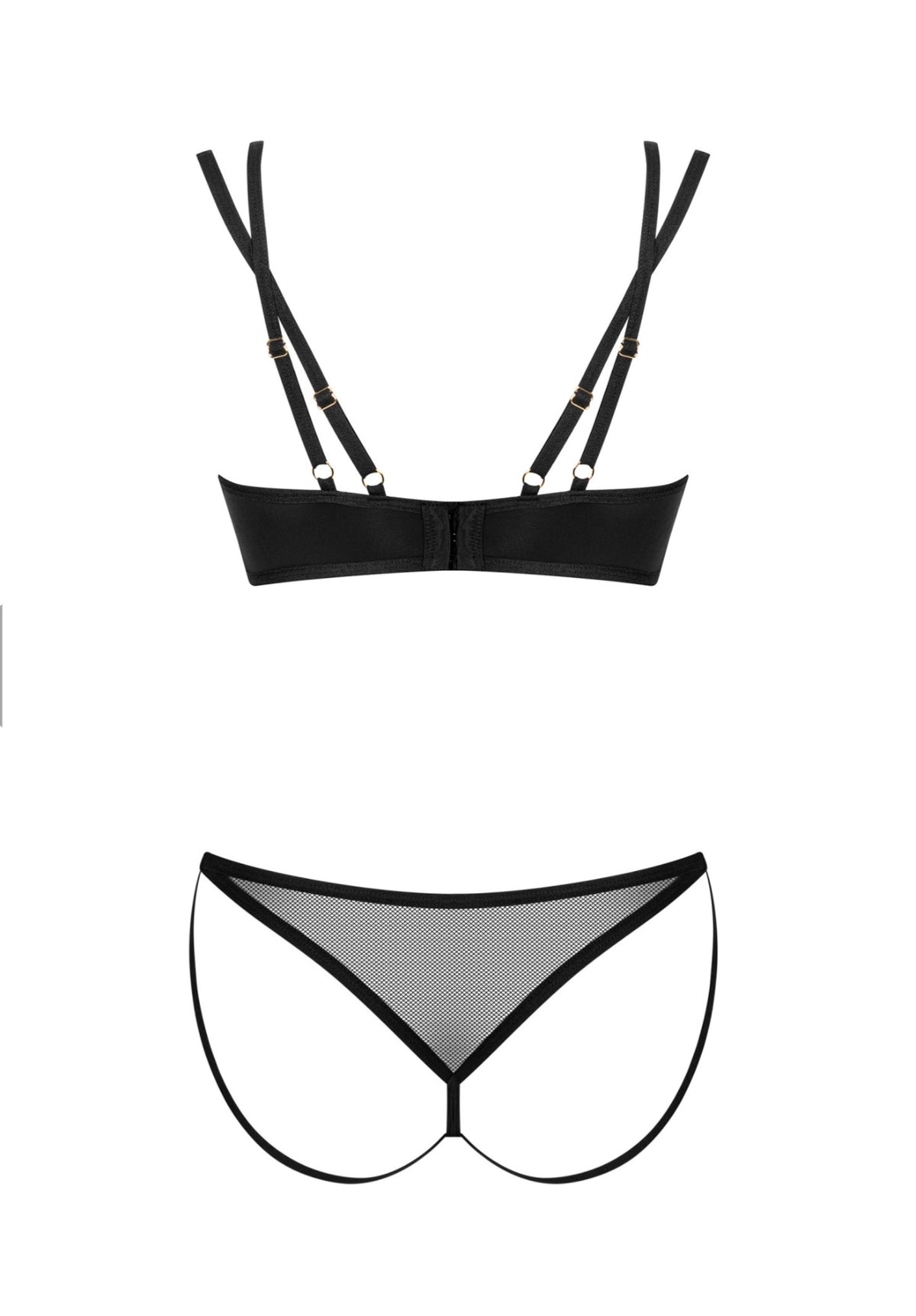 Nesari – Zwarte BH & String