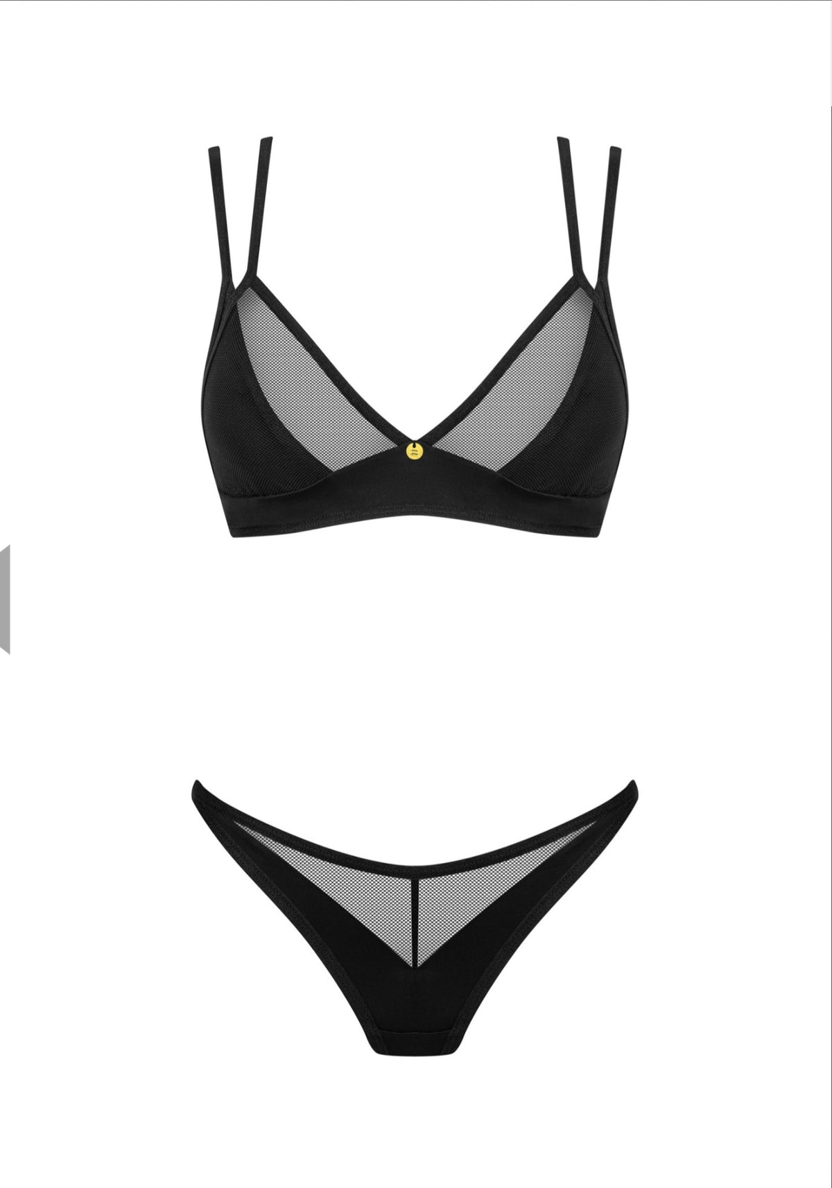 Nesari – Zwarte BH & String